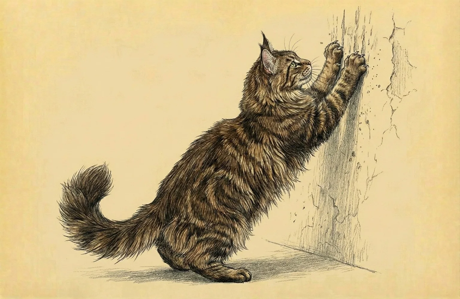 Why Is My Cat Scratching the Walls? (And How to Fix It)